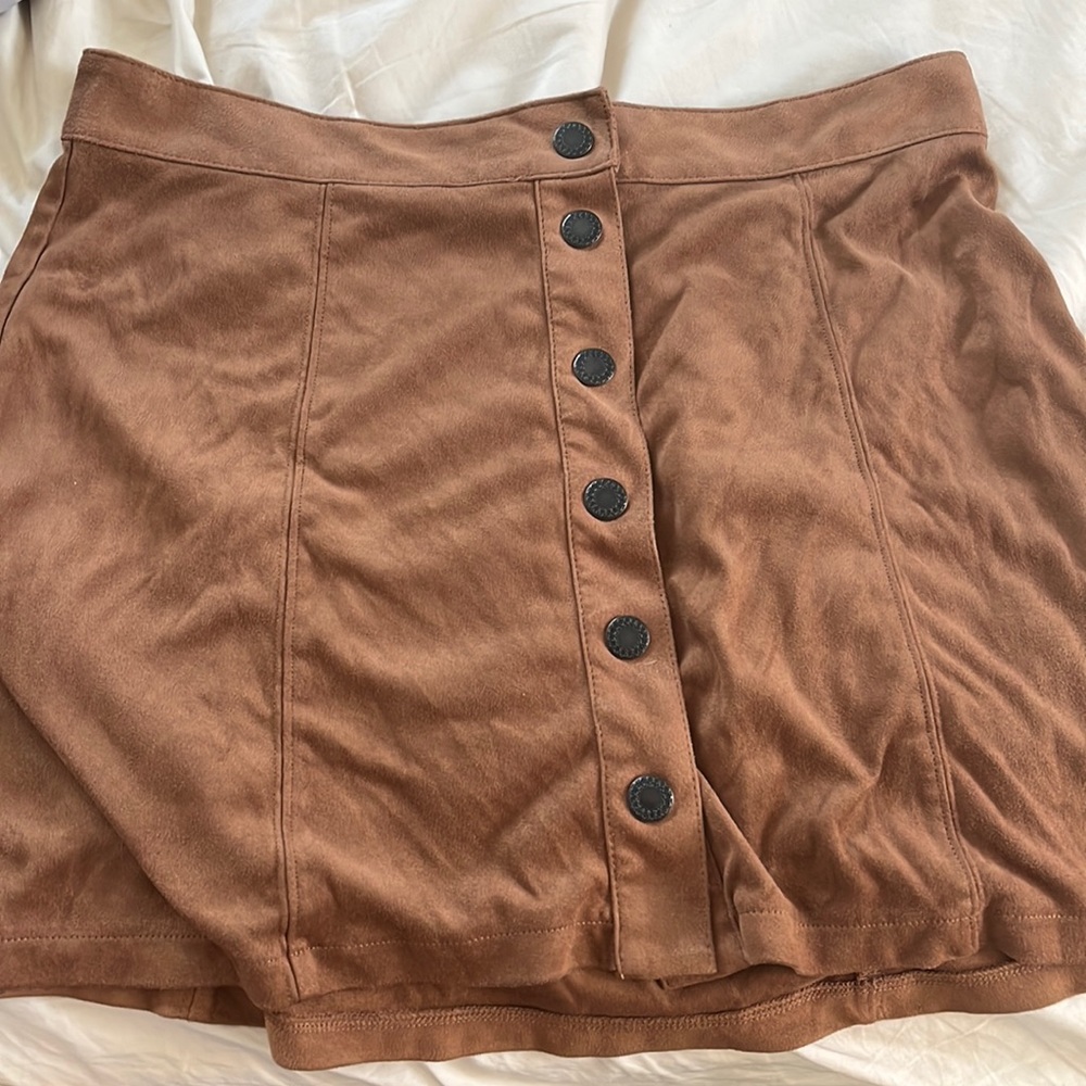 Like new mini suede skirt American Eagle